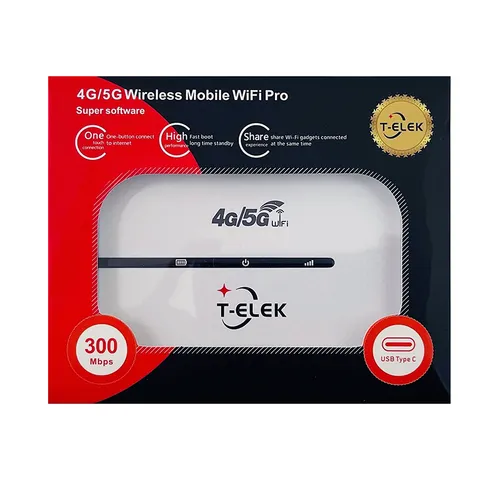 Roteador Wi-Fi móvel T-ELEK 4G/5G Pro