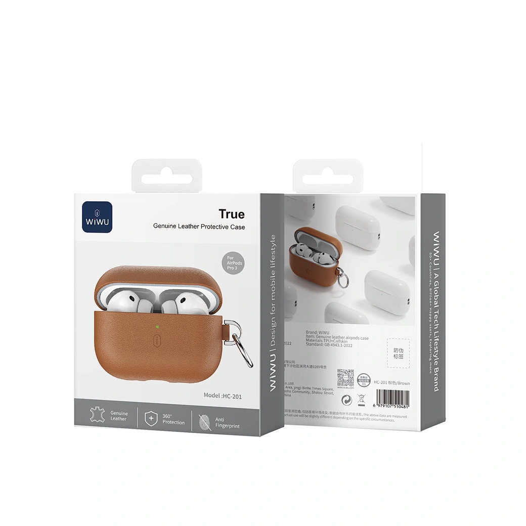 HC-201 Leather Case for AirPods Pro 3
