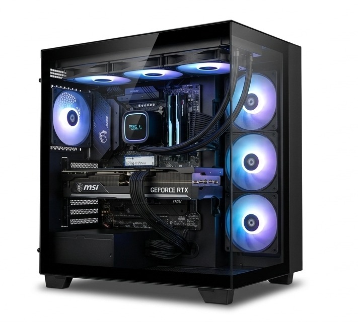 PC GAMER i7 13700F 32GB RAM 1TB Kinston nv3 CASE Black