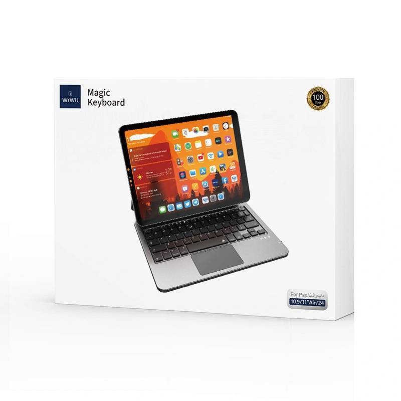 WiWU Magic Keyboard iPad 11" Pro M4/M5– Capa com Teclado Magnético Premium