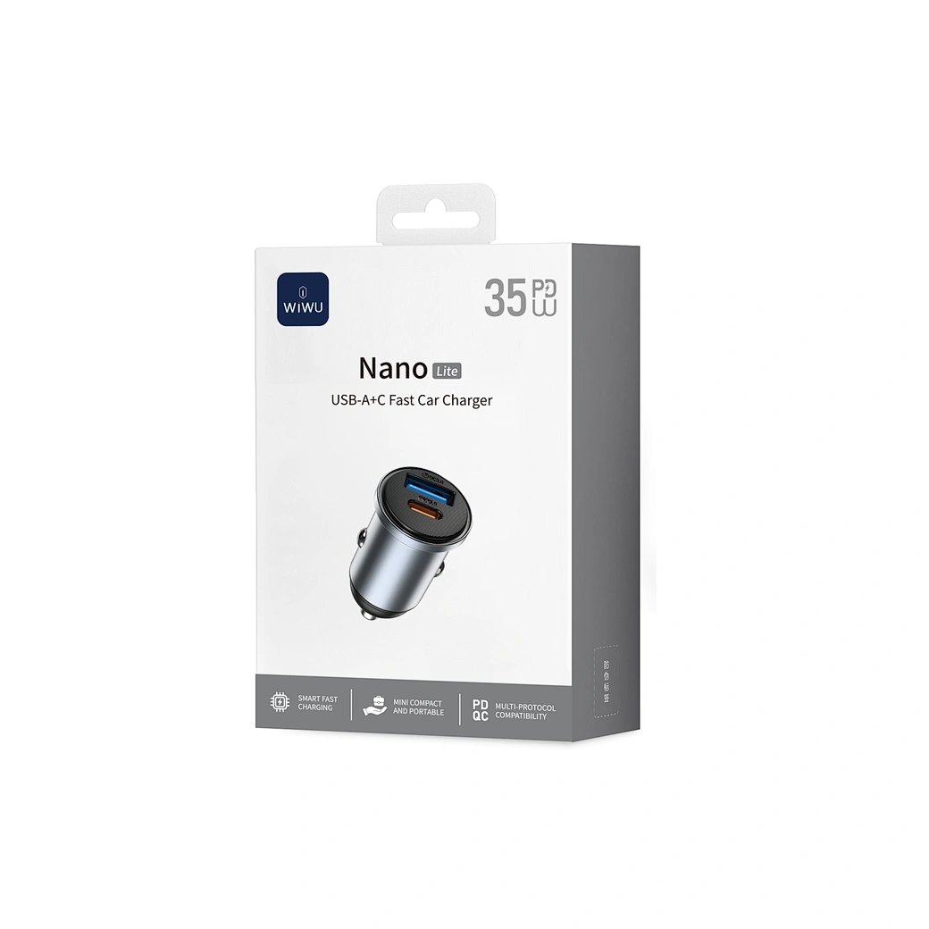 WiWU Invisible Ring Fast Car Charger – Wi-CC030