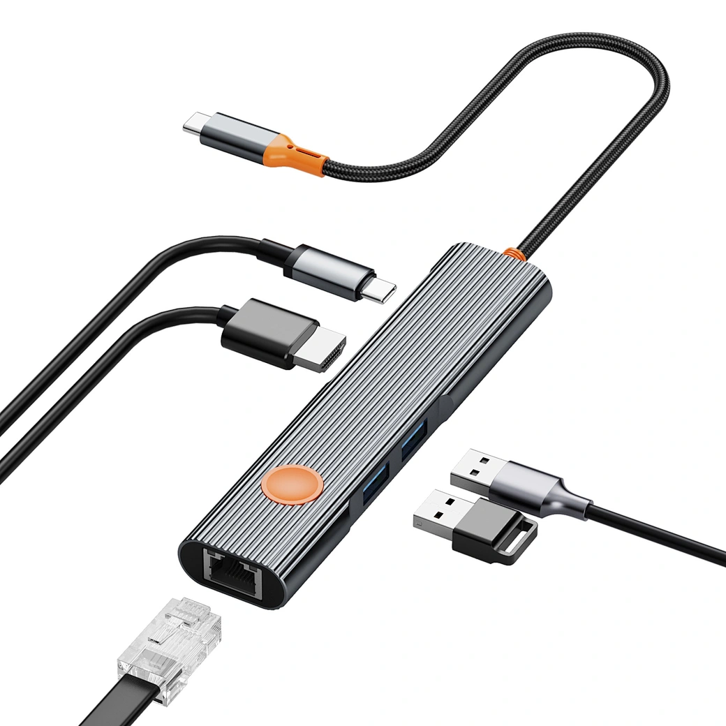 WiWU Travel 5in1 USB-C Hub Wi-HB005 - Image 5